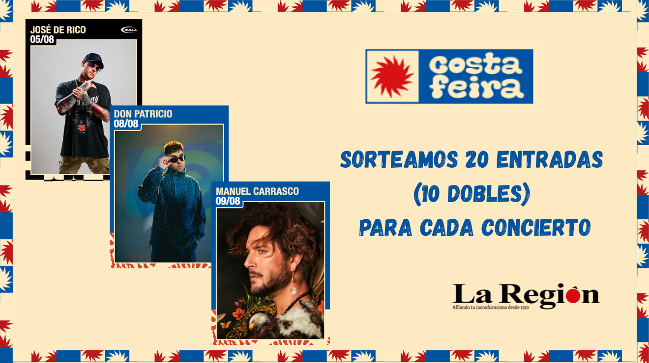 caratula Sorteamos 20 entradas para los conciertos de José de Rico, Don Patricio y Manuel Carrasco