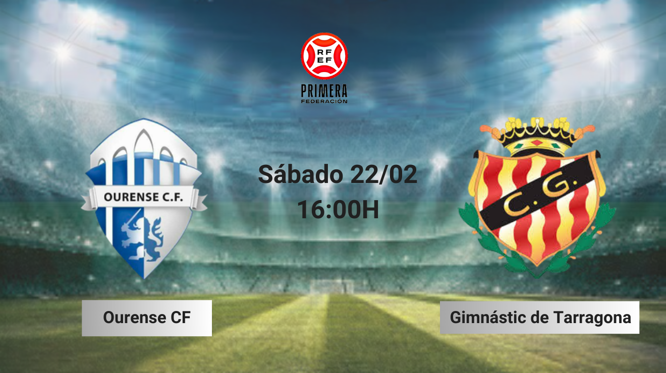 caratula Ourense CF vs Gimnástic de Tarragona