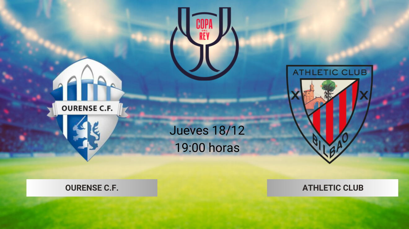 caratula Ourense CF vs Athletic Club Bilbao